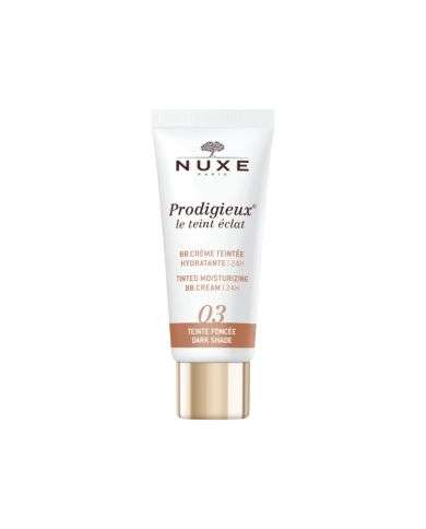 NUXE PRODIGIEUX LE TEINT ECLAT 03 BB CREME HYDRATANTE FONCEE 30 ML