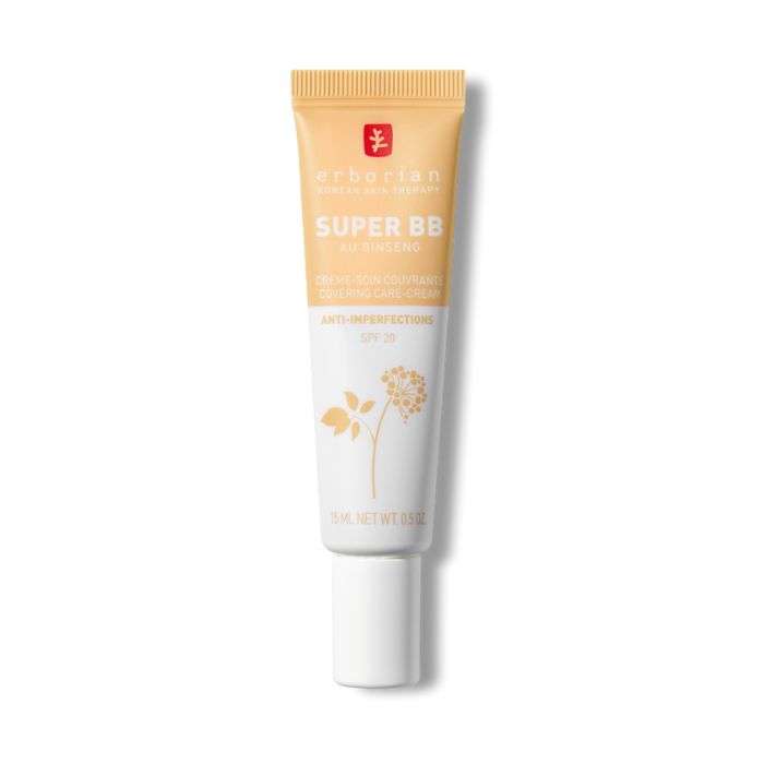 ERBORIAN SUPER BB CREME SOIN COUVRANTE SPF20 NUDE 15ML