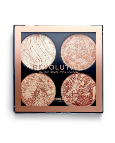 MAKEUP REVOLUTION HIGHLIGHTER AND BRONZER KIT 2.2 G