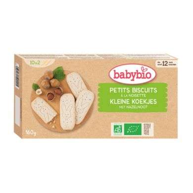 BABYBIO PETITS BISCUITS A LA NOISETTE 12 MOIS + 102