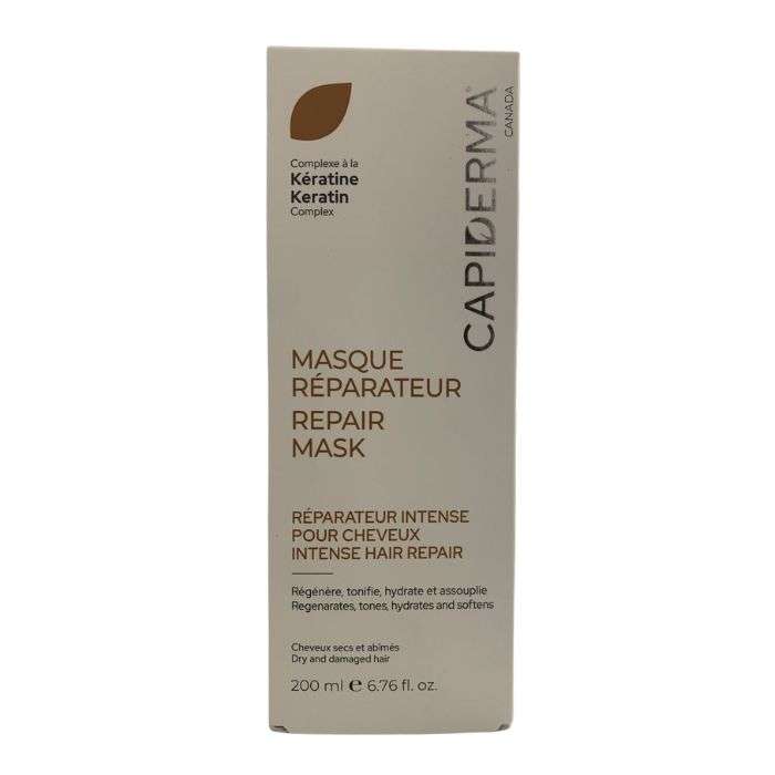 CAPIDERMA MASQUE REPARATEUR INTENSE POUR CHEVEUX200 ML