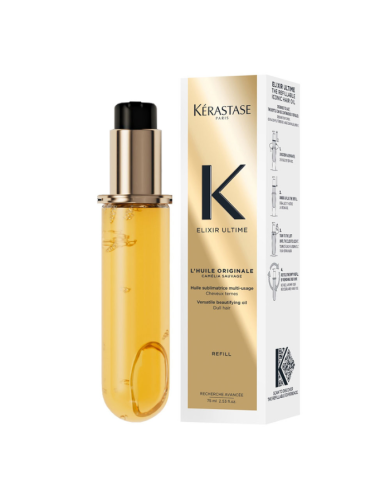 KERASTASE ELIXIR ULTIME HUILE SUBLIMATRICE MULTI USAGE CHEVEUX TERNES RECHARGE 75 ML