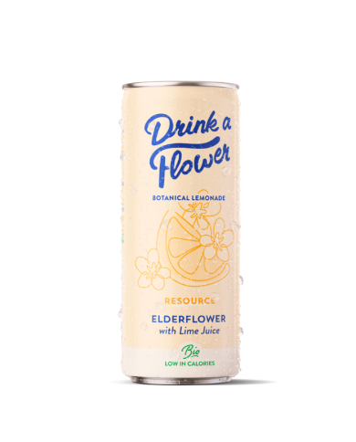 DRINK A FLOWER BOTANICAL LEMONADE RESOURCE ELDERFLOWER WITH LIME JUICE 25 CL