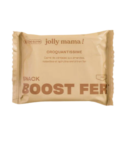 JOLLY MAMA CROQUANTISSIME SNACK BOOST FER 45 G