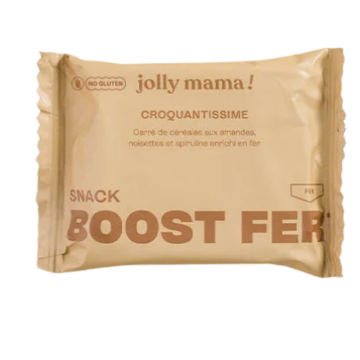 JOLLY MAMA CROQUANTISSIME SNACK BOOST FER 45 G