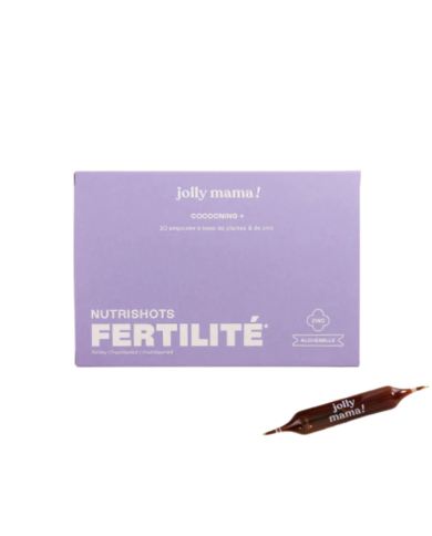 JOLLY MAMA COCOONING NUTRISHOTS FERTILITE 20 AMPOULES PLANTES ET ZINC