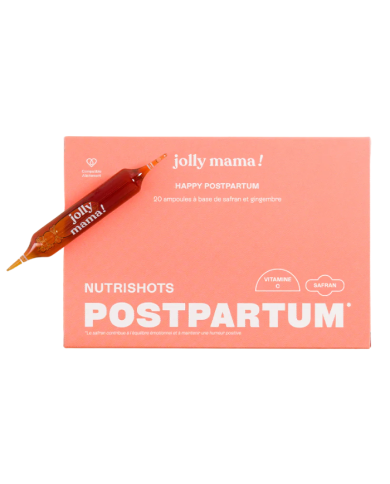 JOLLY MAMA HAPPY POSTPARTUM 20 AMPOULES NUTISHOTS POSTPARTUM