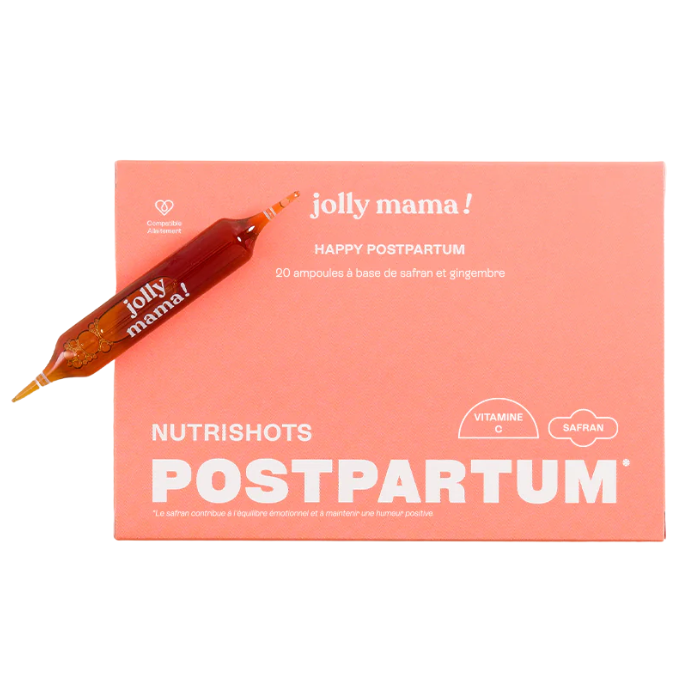 JOLLY MAMA HAPPY POSTPARTUM 20 AMPOULES NUTISHOTS POSTPARTUM