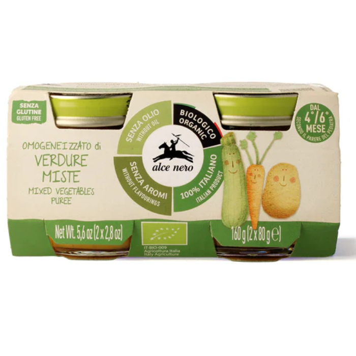 ALCE NERO PETIT POT MIX PUREE DE LEGUME 160 G 2X 80 G