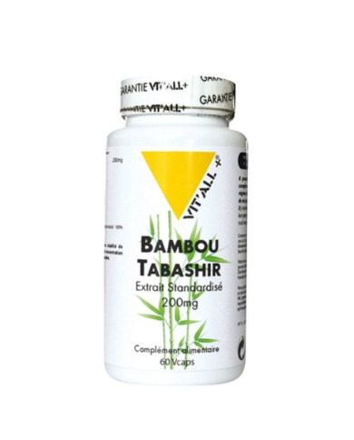 VITALL + BAMBOU TABASHIR BIOLOGIQUE 200 MG 60 GELULES