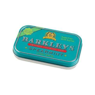 TUTTLE AND CO BARKLEYS CHEWING GUM INTENSE MENTHE VERTE 22 PIECES