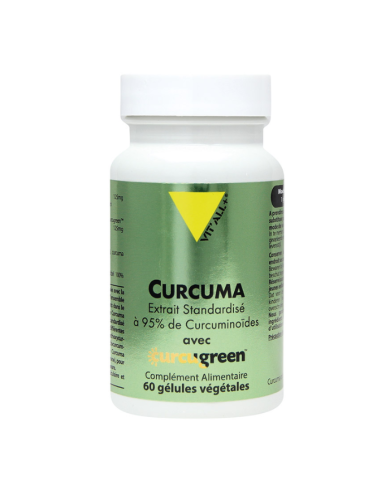 VITALL + COMPLEMENT ALIMENTAIRE CURCUMA 60 GELULES
