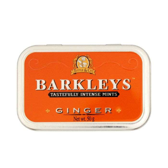 TUTTLE AND CO BARKLEYS MENTHE INTENSE ET SAVOUREUSE GINGEMBRE 50G