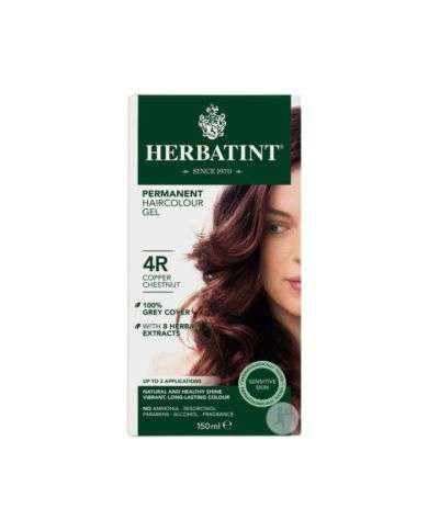 HERBATINT SOIN COLORANT PERMANENT 4R CHATAIN CUIVRE 150 ML