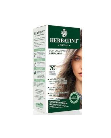 HERBATINT SOIN COLORANT PERMANENT 7C BLOND CENDRE 150 ML