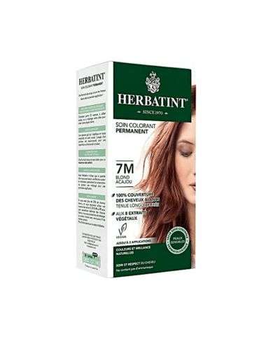 HERBATINT SOIN COLORANT PERMANENT 7M BLOND ACAJOU 150 ML