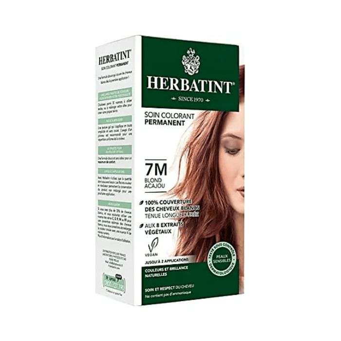HERBATINT SOIN COLORANT PERMANENT 7M BLOND ACAJOU 150 ML