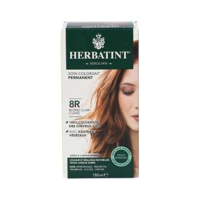 HERBATINT SOIN COLORANT PERMANENT 8R BLOND CLAIR CUIVRE 150 ML