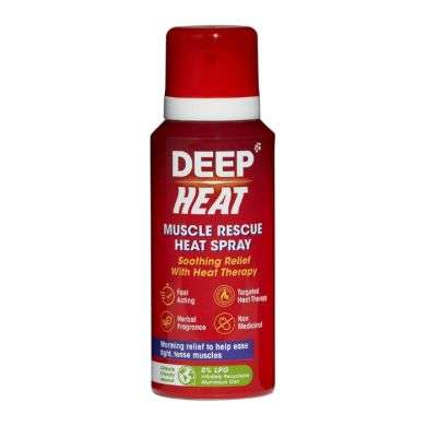 DEEP FREEZE MUSCLE RESCUE HEAT SPRAY 72.5 ML