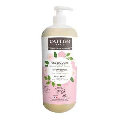 CATTIER GEL DOUCHE PARFUM ROSE PIVOINE 1 L