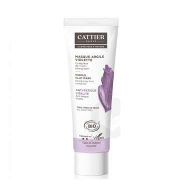 CATTIER MASQUE ARGILE VIOLETTE 100 ML