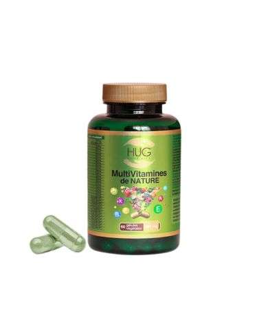 HUG MULTIVITAMINES DE NATURE 60 GELULES 
