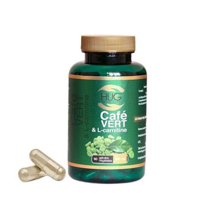 HUG GREEN COFFEE ET L CARNITINE 60 CAPSULES 500 MG