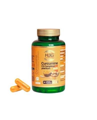 HUG CURCUMIN C3 COMPLEX PREMIUM 587 MG 60 CAPSULES