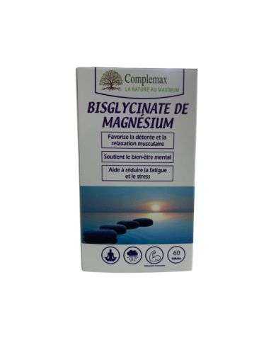 COMPLEMAX BISGLYCINATE DE MAGNESIUM 60 GELULES