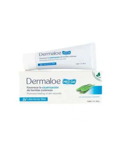 DERMALOE MED GEL FAVORISE LA CICATRISATION 40G