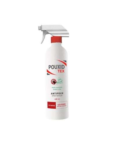 POUXID TEX ANTIPOUX SPRAY ENVIRONNEMENT ET TEXTILES 480 ML