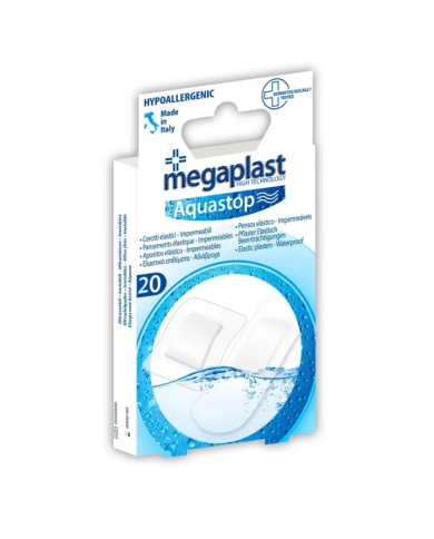 MEGAPLAST AQUASTOP BOITE DE 20 PENSEMENTS ADHESIFS