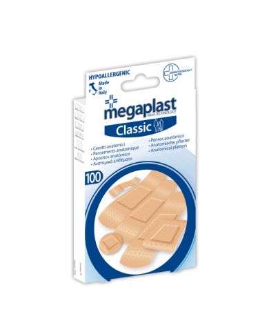 MEGAPLAST CLASSIQUE PANSEMENT ANATOMIQUE BOITE DE 100