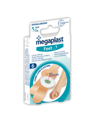 MEGAPLAST FEET PANSEMENT POUR DURILLONS BOÎTE 6
