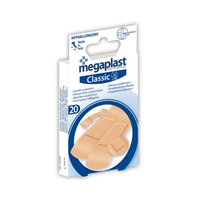 MEGAPLAST CLASSIQUE PANSEMENT ANATOMIQUE BOITE DE 20