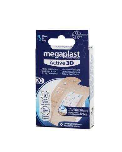 MEGAPLAST PANSEMENT ACTIVE 3D BOITE DE 20