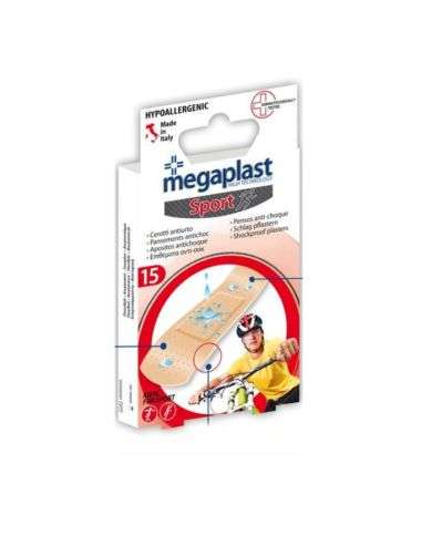 MEGAPLAST SPORT PANSEMENT ANTICHOC BOITE DE 15