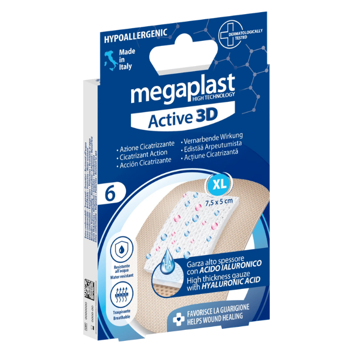 MEGAPLAST ACTIVE 3D PATCH XL CICATRISANT BOITE DE 6