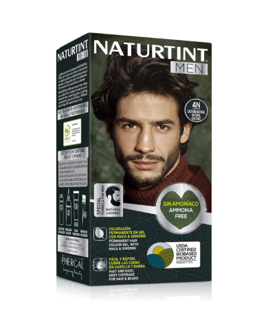 NATURTINT MEN 4N CHATAIN NATUREL 150 ML