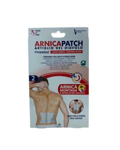 MEGAPLAST ARNICA PATCH BOITE DE 2 ACTION 24 H