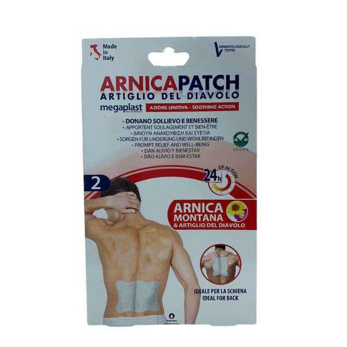 MEGAPLAST ARNICA PATCH BOITE DE 2 ACTION 24 H
