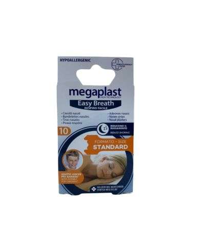 MEGAPLAST EASYBREATH BANDELETTES NASALES PACK DE 10 TAILLE STANDARD