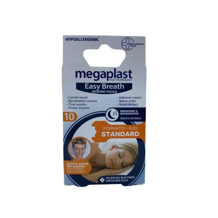MEGAPLAST EASYBREATH BANDELETTES NASALES PACK DE 10 TAILLE STANDARD