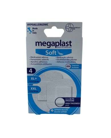 MEGAPLAST SOFT PANSEMENT ADHESIFS PACK DE 4
