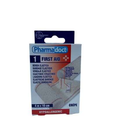 MEGAPLAST FIRST AID 1 BANDE ELASTIQUES EN CREPE DE 2 4M*10M