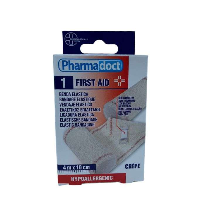 MEGAPLAST FIRST AID 1 BANDE ELASTIQUES EN CREPE DE 2 4M10M