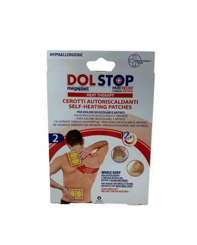 MEGAPLAST DOL STOP HEAT THERAPY THERMAL PATCH WHOLE BODY BOITE DE 2 12 H