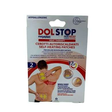 MEGAPLAST DOL STOP HEAT THERAPY THERMAL PATCH WHOLE BODY BOITE DE 2 12 H