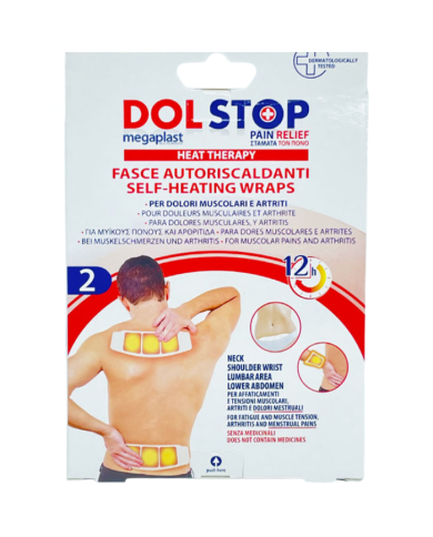 MEGAPLAST DOL STOP HEAT THERAPY PATCH NECK SHOULDER 12H BOITE DE 2