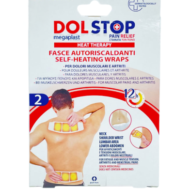 MEGAPLAST DOL STOP HEAT THERAPY PATCH NECK SHOULDER 12H BOITE DE 2
